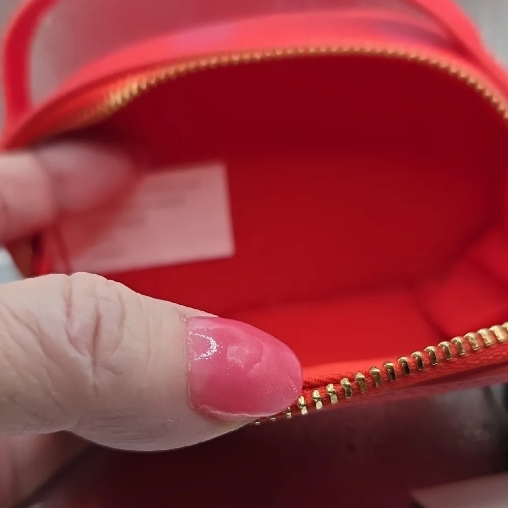 Kate Spade Red and Purple Polka Dot Bag